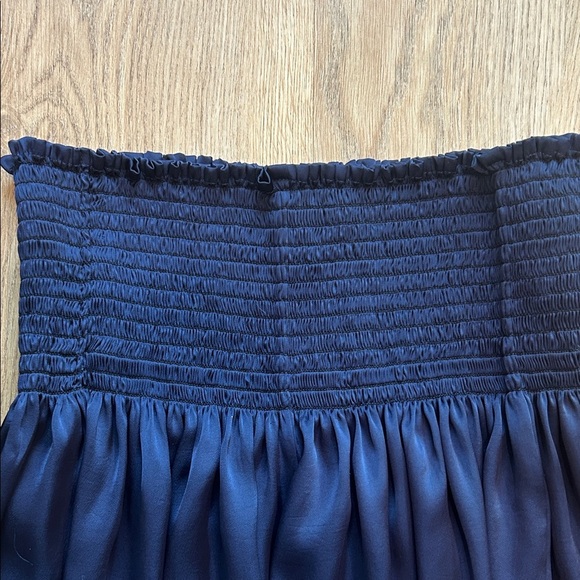 Koch Chic High Waist Navy Blue Women's Shorts - Picture 2 of 6